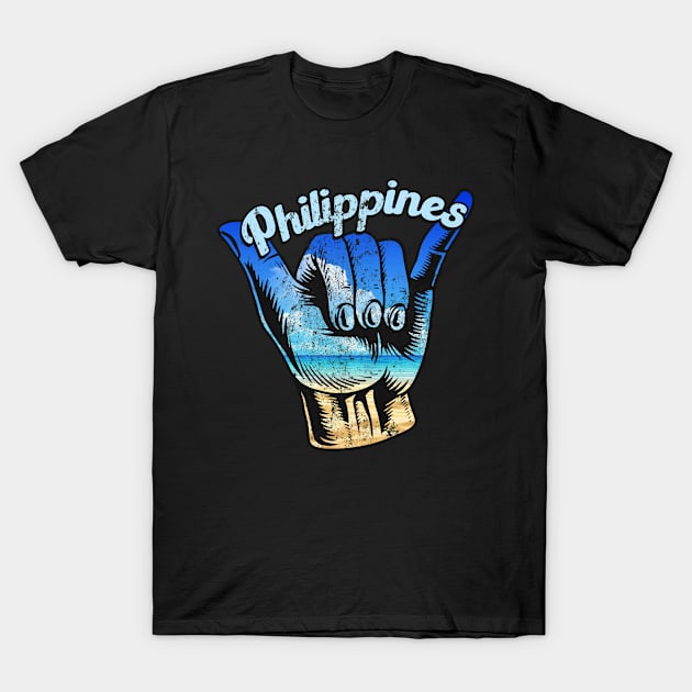 Philippines shaka hand sign . Perfect present for mother dad friend him or her T-Shirt by SerenityByAlex